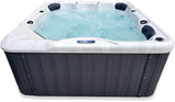 Six 6 Person Indoor Outdoor Hot Tub Whirlpool Spa Tub 5 Seats + 1 Lounger Balboa Upgrade 3HP Hydro Pump  CABO