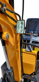 NEW Diesel 10HP Engine 1 Ton Mini Backhoe Excavator Bulldozer w/ Hydraulic Thumb Grapple