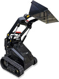 Briggs & Stratton Vanguard 23HP Gas Powered Mini Stand-On Skid Steer Loader Black