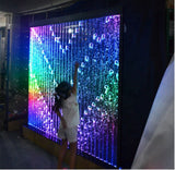 HUGE 79" x 79" Smart Bubble Pattern Water Bubble Wall Panel Light Fountain RGB   IN STOCK