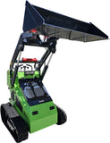 Briggs & Stratton Vanguard 23HP Gas Powered Mini Stand-On Skid Steer Loader (Green)