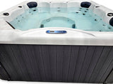 Six 6 Person Indoor Outdoor Hot Tub Whirlpool Spa Tub 5 Seats + 1 Lounger Balboa Upgrade 3HP Hydro Pump  CABO