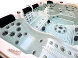 Outdoor 6 Person 123 JETS Double Lounger Hot Tub Spa Fully Loaded 5 Pump 3HP VOLCANO JETS + BALBOA