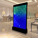 48" x 79" Tall Programmable Full Color LED Lighting Bubble Wall Fountain Floor Panel Display WiFi Bluetooth App Control