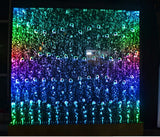 HUGE 79" x 79" Smart Bubble Pattern Water Bubble Wall Panel Light Fountain RGB   IN STOCK