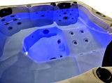 Six 6 Person Indoor Outdoor Hot Tub Whirlpool Spa Tub 5 Seats + 1 Lounger Balboa Upgrade 3HP Hydro Pump  CABO