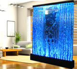 HUGE 6.5' x 6.5' LED FULL Color Bubble Wall Water Fountain Panel Restaurant  *Local Pickup Only
