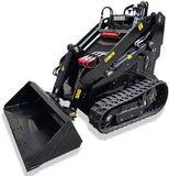 Briggs & Stratton Vanguard 23HP Gas Powered Mini Stand-On Skid Steer Loader Black