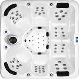 Outdoor 6 Person Double Lounger Hot Tub Spa Fully Loaded 4 Pump 3HP Hard Top Included
