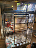 Large 304 Stainless Steel Indoor / Outdoor Parrot Macaw Bird Cage w/ Play Top Stand