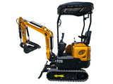 NEW Kubota Diesel Engine 1.2 Ton Mini Backhoe Excavator Bulldozer w/ Hydraulic Thumb Grapple