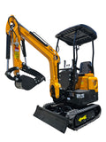 NEW Kubota Diesel Engine 1.2 Ton Mini Backhoe Excavator Bulldozer w/ Hydraulic Thumb Grapple