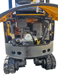 NEW Kubota Diesel Engine 1.2 Ton Mini Backhoe Excavator Bulldozer w/ Hydraulic Thumb Grapple