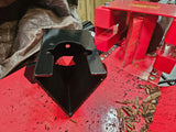 60 Ton Hydraulic Log Wood Splitter SLIP ON 4 WAY WEDGE ATTACHMENT   IN STOCK Ships Fast