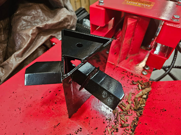 60 Ton Hydraulic Log Wood Splitter SLIP ON 4 WAY WEDGE ATTACHMENT IN S ...