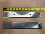 Set of Hardened Steel Stainless Steel Reversible Cutting Blades for our 18HP Wood Chipper