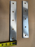 Set of Hardened Steel Stainless Steel Reversible Cutting Blades for our 18HP Wood Chipper