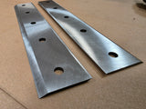 Set of Hardened Steel Stainless Steel Reversible Cutting Blades for our 18HP Wood Chipper