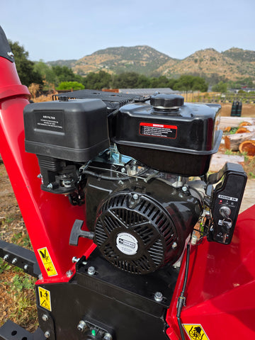 18HP 457cc Gasoline Gas Powered Towable Wood Chipper Mulcher with