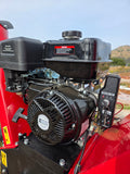 18HP 457cc Gasoline Gas Powered Towable Wood Chipper Mulcher with Electric Start 5" Capacity