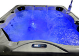 Six 6 Person Indoor Outdoor Hot Tub Whirlpool Spa Tub 5 Seats + 1 Lounger Balboa Upgrade 3HP Hydro Pump  CABO