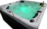 Six 6 Person Indoor Outdoor Hot Tub Whirlpool Spa Tub 5 Seats + 1 Lounger Balboa Upgrade 3HP Hydro Pump  CABO