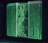 HUGE 6.5' x 6.5' LED FULL Color Bubble Wall Water Fountain Panel Restaurant  *Local Pickup Only