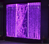 HUGE 6.5' x 6.5' LED FULL Color Bubble Wall Water Fountain Panel Restaurant  *Local Pickup Only