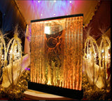 HUGE 6.5' x 6.5' LED FULL Color Bubble Wall Water Fountain Panel Restaurant  *Local Pickup Only