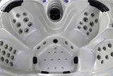 Outdoor 6 Person Double Lounger Hot Tub Spa Fully Loaded 4 Pump 3HP Hard Top Included