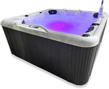 Six 6 Person Indoor Outdoor Hot Tub Whirlpool Spa Tub 5 Seats + 1 Lounger Balboa Upgrade 3HP Hydro Pump  CABO