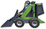 Briggs & Stratton XR2100 13.5HP Gas Powered Mini Stand-On Skid Steer Loader (Green)