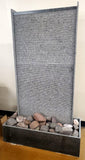 Large 68" x 40" Solid Granite Cascading Indoor / Outdoor Water Fountain