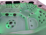 Outdoor 6 Person 123 JETS Double Lounger Hot Tub Spa Fully Loaded 5 Pump 3HP VOLCANO JETS + BALBOA