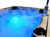 Six 6 Person Indoor Outdoor Hot Tub Whirlpool Spa Tub 5 Seats + 1 Lounger Balboa Upgrade 3HP Hydro Pump  CABO