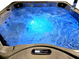 Six 6 Person Indoor Outdoor Hot Tub Whirlpool Spa Tub 5 Seats + 1 Lounger Balboa Upgrade 3HP Hydro Pump  CABO