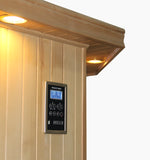 Triple Bench OUTDOOR Canadian Hemlock Wet Dry Traditional Swedish Steam Sauna SPA 9KW Upgrade