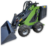 Briggs & Stratton XR2100 13.5HP Gas Powered Mini Stand-On Skid Steer Loader (Green)