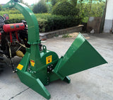 BX42S PTO Tractor Driven Wood Chipper 4" x 10" Capacity Cat1 3 Point Hitch GREEN