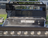 Black Stainless Steel Outdoor BBQ Kitchen Island Combo Grill Propane LPG + Sink 96,000 BTU