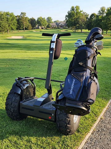 2 Wheel Off Road Electric Segway Style Self Balancing DOUBLE BATTERY 4000W Golf Bag Holder Included 72V