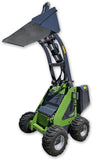 Briggs & Stratton XR2100 13.5HP Gas Powered Mini Stand-On Skid Steer Loader (Green)