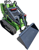 Briggs & Stratton Vanguard 23HP Gas Powered Mini Stand-On Skid Steer Loader (Green)