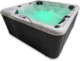 Six 6 Person Indoor Outdoor Hot Tub Whirlpool Spa Tub 5 Seats + 1 Lounger Balboa Upgrade 3HP Hydro Pump  CABO