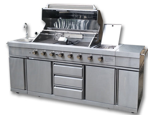 New Open Box Sale in Stainless Steel Outdoor BBQ Kitchen