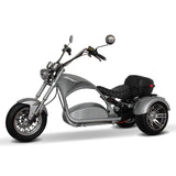 NEW Low Rider Harley Style Electric Trike Scooter 3 Wheel 2000W 60V 40AH Upgrade  Silver / Blue / Oxblood