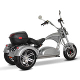 NEW Low Rider Harley Style Electric Trike Scooter 3 Wheel 2000W 60V 40AH Upgrade  Silver / Blue / Oxblood