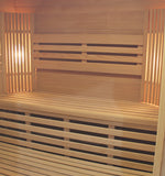 Triple Bench OUTDOOR Canadian Hemlock Wet Dry Traditional Swedish Steam Sauna SPA 9KW Upgrade