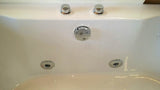 NEW Hydrotherapy Whirlpool Jetted Bathtub Indoor Soaking Hot Bath Tub Freestanding - 037A White