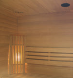 Triple Bench OUTDOOR Canadian Hemlock Wet Dry Traditional Swedish Steam Sauna SPA 9KW Upgrade